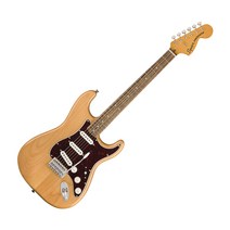 스콰이어 Classic Vibe 70s Stratocaster 일렉기타 Laurel + 클립튜너 + 케이블 + 융 클리너 + 소프트 케이스 세트, Natural, 037-4020-521