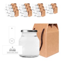 원형식품 꿀병 780ml + 러그캡 실버 + 병스티커 심플 아카시아꿀 S + 심플허니봉인A 스티커 + 호환상자, 12세트