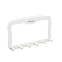 멀티 도어 옷걸이, 화이트, 1개