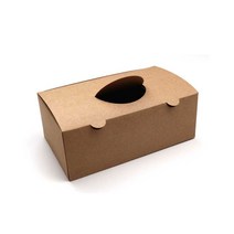 포장대장 크라프트 닭강정 통닭 포장박스 중, 1개입, 100개
