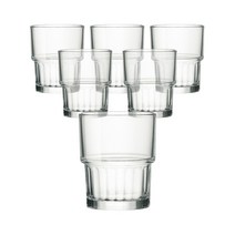 보르미올리 리옹 글라스 160ml, 투명, 6개