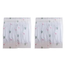 파라다이소 투명 디테일 옷장 의류 먼지커버 B, 1개, 2개입