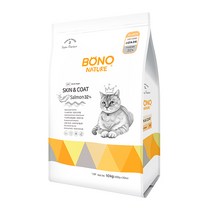 보노네이처 고양이 스킨 앤 코트 건식사료, 연어, 10kg, 1개