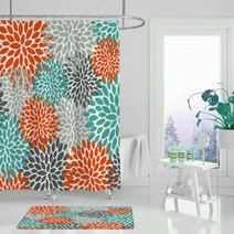 카리스 단델리온 컬러 파티션 욕실 샤워커튼 A04 180 x 180 cm, 1개