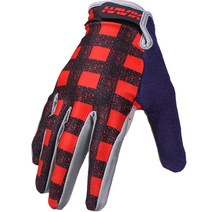 하빅 남성용 PLAID 자전거 장갑 양손착용