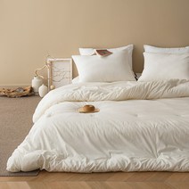 마틸라 클라우드 워싱광목 60수 순면 차렵이불 + 베개커버 세트