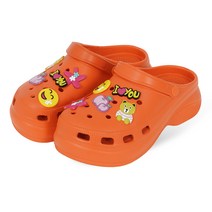 여성용 아쿠아 경량 eva 키높이 통굽 슬리퍼 샌들 8011