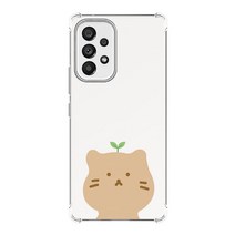 메이드 냥냥이 젤하드 투명 디자인 휴대폰 케이스