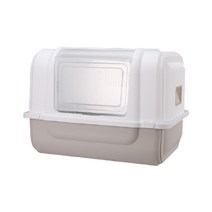 돔형 천장오픈 고양이 화장실 YT_RA1659, 그레이