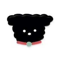 콩콩쓰 동물 강아지 에폭시 그립톡, 까만콩, 1개