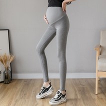 소니오 캐주얼 그레이블랙 임산부 레깅스 롱스타일