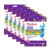플랙커스 어린이 치실 75p, 75개입, 6개