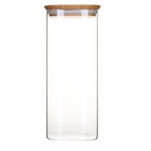 페블리 사각 기둥 유리용기, 1개, 2200ml
