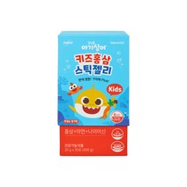 핑크퐁 네이처셋 키즈 아기상어 에디션 홍삼 스틱젤리 30p, 600g, 1개
