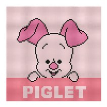 아이러브페인팅 디즈니 위니더 푸 DIY 보석십자수 세트 25 x 25 cm, 귀여운 피글렛, 1세트