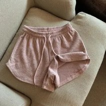 여성용 씨밀레 캐주얼 와이드 숏 팬츠