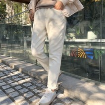 시크폭스 여성용 컴포넘 피치기모 밴딩 배기팬츠