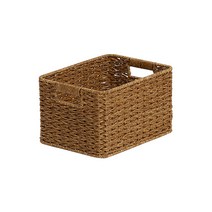 하우스레시피 PP라탄 Ver 2 베이직 바스켓 S, 브라운, 1개