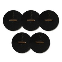 금속 두잉 콤비 단추 28mm, 선검흑G, 5개