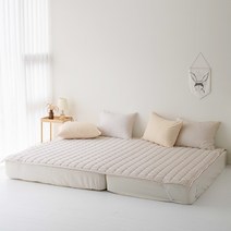 GoodSleep Allos 침대패드 겸 카페트 고정밴딩형, 오트밀