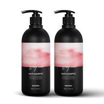 바나날 퍼퓸드 헤어 샴푸 베이비 머스크향, 500ml, 2개