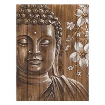 케이엠엘리 캔버스액자 일체형 3D 원형 보석십자수 DIY 키트 50 x 40 cm, 부처님, 1세트