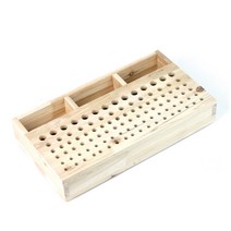 MEO 가죽 공예 우드 툴락 대, 혼합색상, 1개