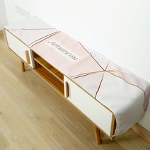 알럽홈 엘프 아트 TV장 매트, 핑크