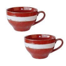 안다미로 핸들면기, 레드 브라운, 2개