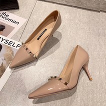 벨레페 여성용 델린트 찡 포인트 스틸레토힐