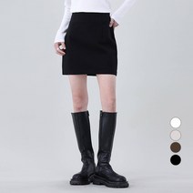 어썸어라운드 여성용 기모 H라인 미니 스커트