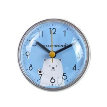 레인보우 귀여운 캐릭터 방수 방습 욕실시계, B타입