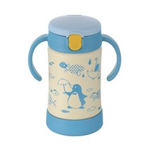 릿첼 T.L.I 보온 보냉 빨대컵 R 270ml, 라이트블루, 1개