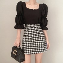 두봄 여성용 2023 여름 슬림핏 블라우스