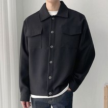 맨타임 남성용 GGL 데일리 가벼운 스냅 셔츠 자켓