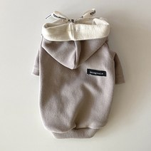 바이담수미 강아지 개타고니아꼬깔 후드, 베이지