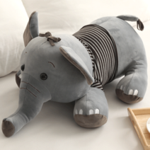 이투라이프 코끼리 인형베개, 그레이