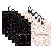 허브타임 마블 에디션 샤쉐 종이방향제 2종 x 5p 세트, 레드프룻, 블랙, 핑크