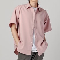 하이후 남성용 링클프리 오버핏 반팔 셔츠 HH2005