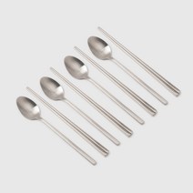 피에르 수저세트, 아이스 실버, 수저 4p + 젓가락 4p