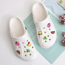 여성용 아크라 썸머프루츠 지비츠 아쿠아 방수 에바 샌들