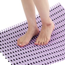 컴포리빙 욕실 미끄럼방지매트 점보, 퍼플