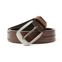 다이에나롤랑 남성용 소가죽 캐주얼 벨트 MCB0013BW + 선물케이스