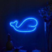 루시드랩 LED 네온사인, 고래