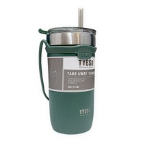 타이소 진공 스텐 핸들 스트랩 텀블러, 그린, 550ml