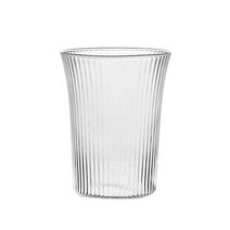 세븐키친 르엘라 플리츠 내열유리컵 370ml, 노멀, 1개