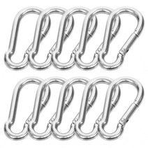 강철 합금 카라비너 10p, 실버
