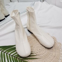 코나블루 여성 레더 스판 앵클부츠 2cm DT3250