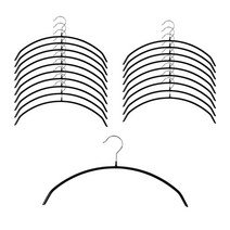 홈앤하우스 멀티코팅 상의걸이 L, 블랙, 20개입