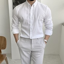 남자다잉 남성용 루이안 옥스포드 베이직 셔츠